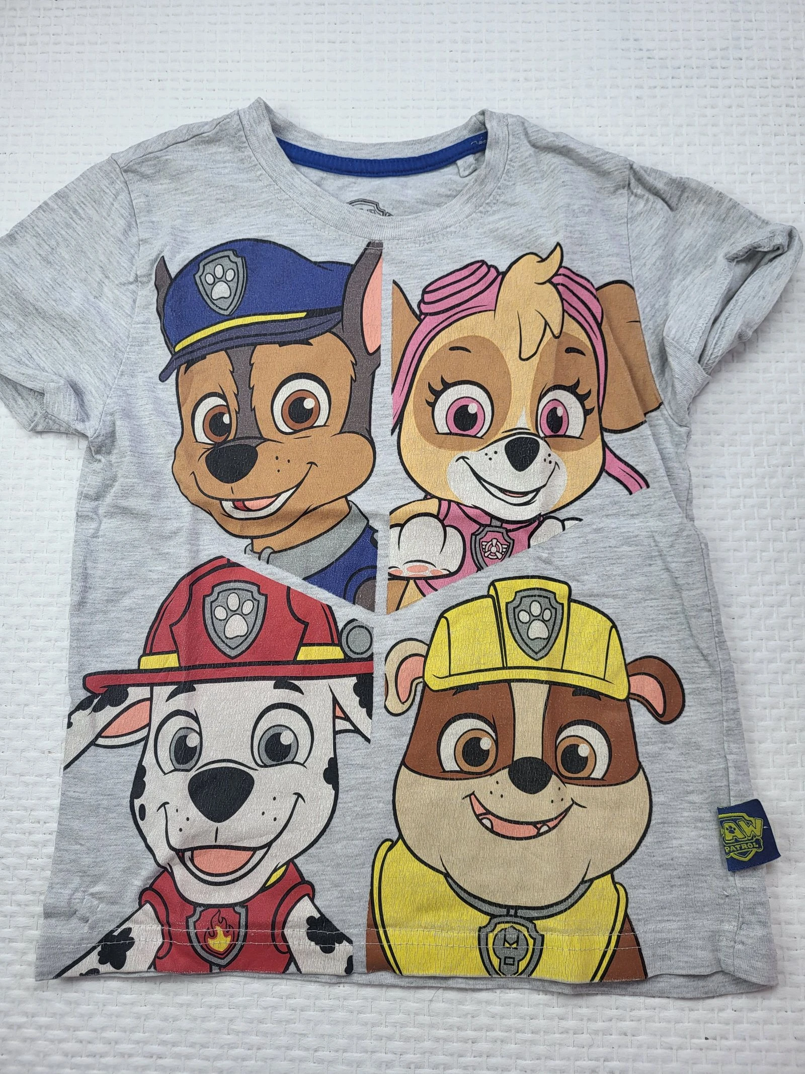 T-shirt gris Pat'Patrouille Chase Stella Marcus Ruben – 3/4 ans (104 cm)